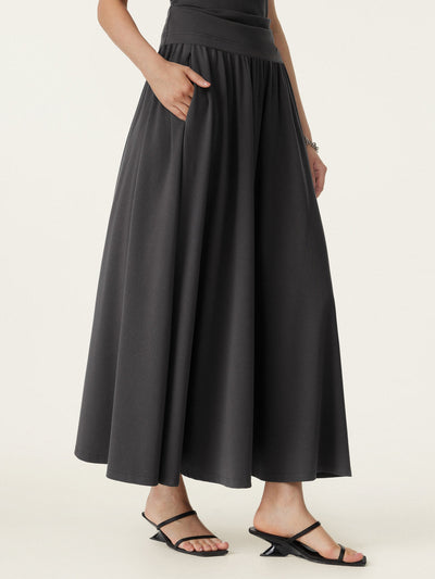 Maxi  Cepli Midi Etek