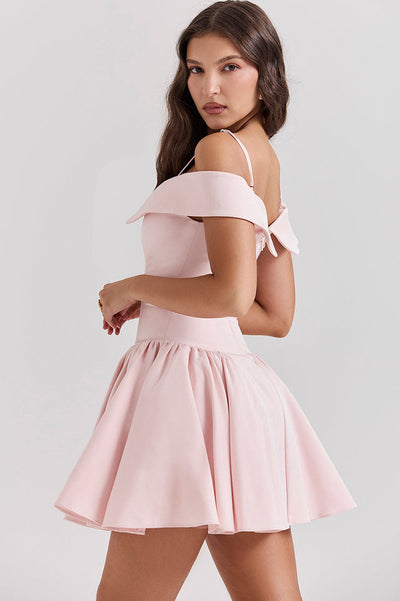Elida Floral Mini Elbise