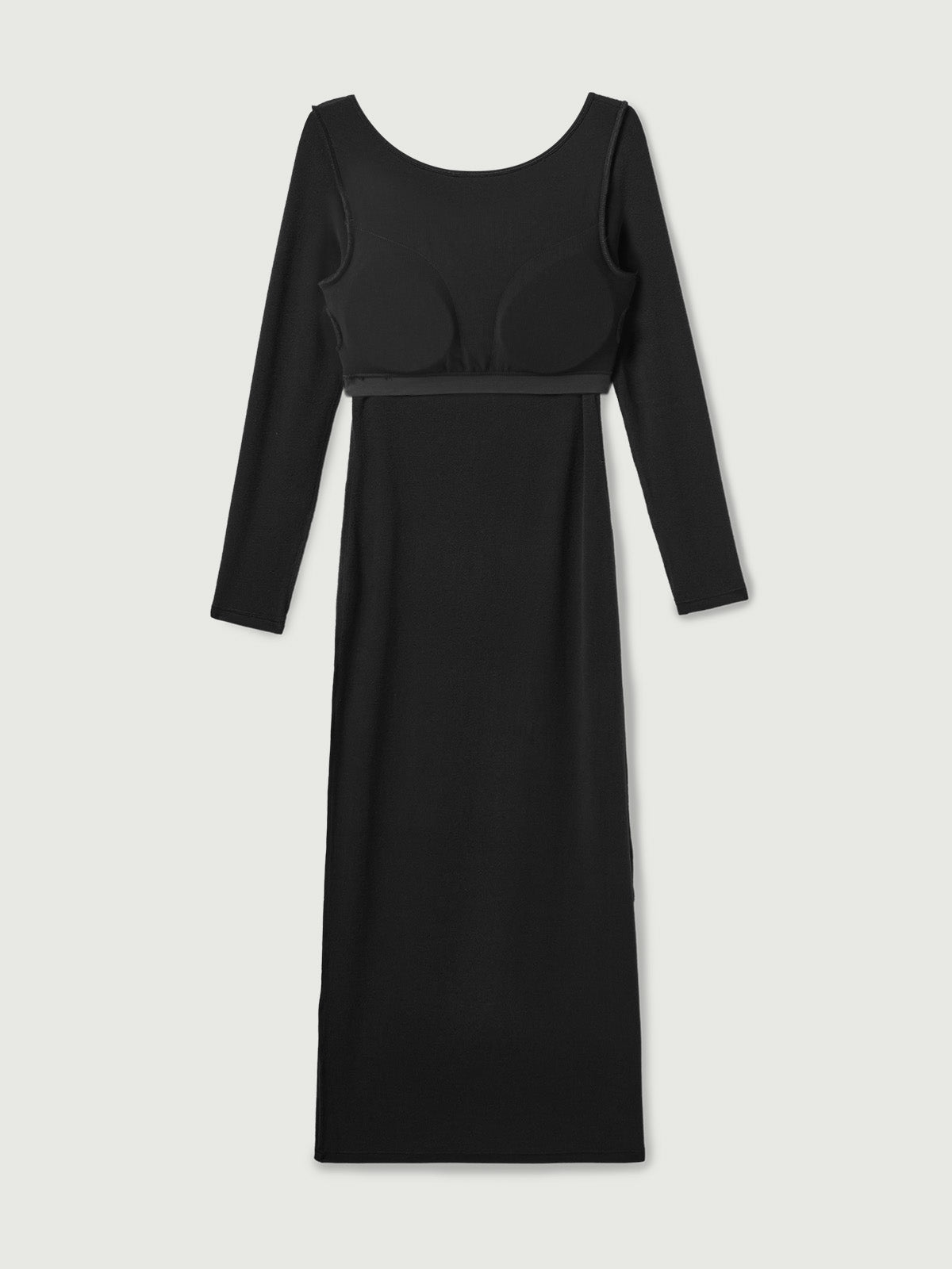 Eco-Mousse® Sırtı Açık Brami Midi Elbise