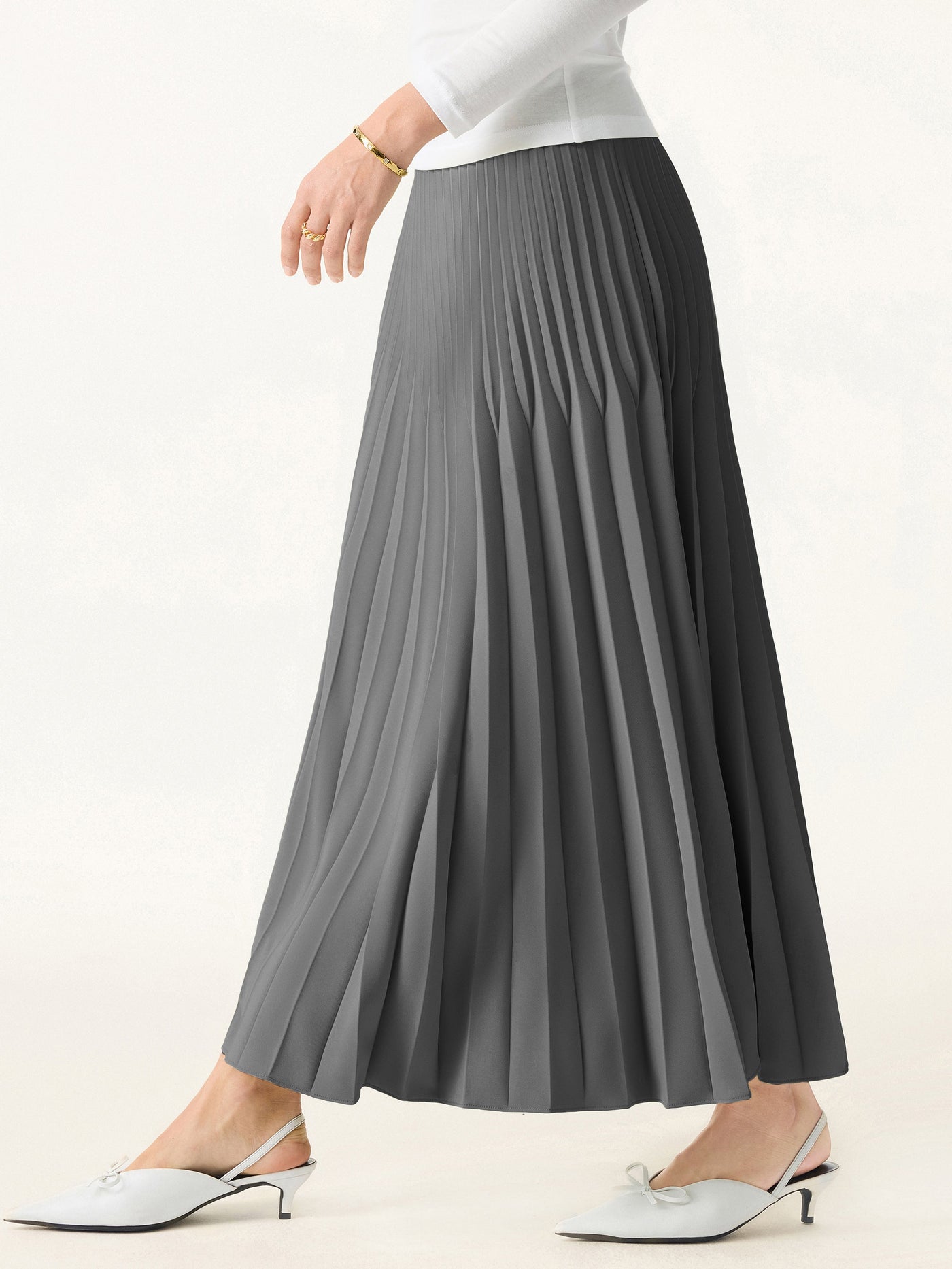 Twirl Pilili Midi Etek - Şık ve Rahat Tarz